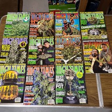 11- ISSUES OF 2010 HIGH TIMES MAGAZINES LOT  (JANUARY-NOVEMBER) CHEECH & CHONG