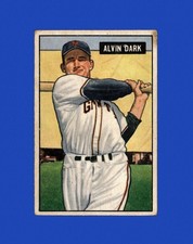 1951 Bowman Set-Break # 14 Alvin Dark VG-VGEX *GMCARDS*