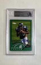 CLINTON PORTIS RC 2002 TOPPS SIGNED AUTOGRAPH ROOKIE CARD #326 AUTO BGS. rookie card picture