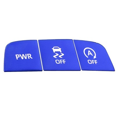 PWR & VSC Off & Auto Start Stop off knopf Abdeckung Fit für Toyota Corolla 19-23