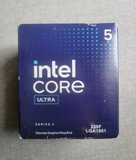 Intel Core Ultra 5 225f 10core 4.9GHz OC LGA-1851 Boxed Processor