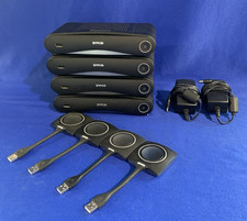 Lot of 4 Barco ClickShare CSE-100 Wireless Presentation Systems Read