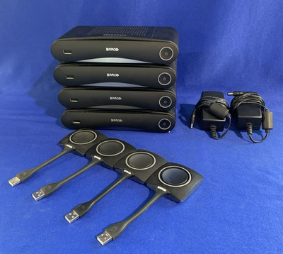 Lot of 4 Barco ClickShare CSE-100 Wireless Presentation Systems **Read**