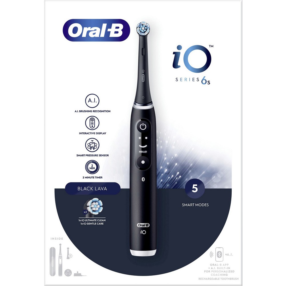 Oral-B iO Series 6 Black Onyx 4210201409199 Elektrische Zahnbürste