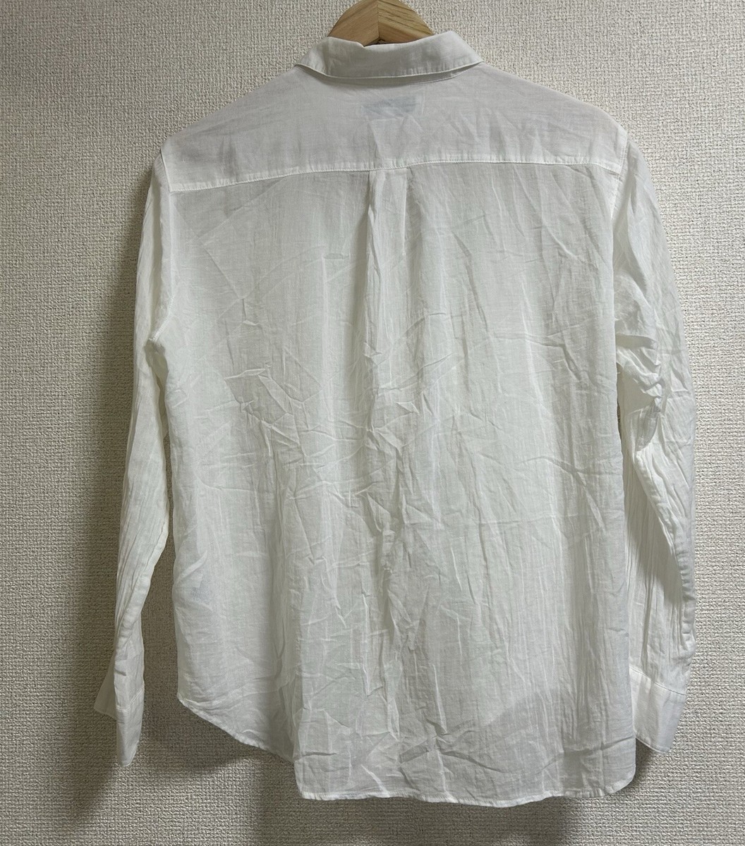 Tシャツ・カットソー INES DE LA FRESSANGE SS25 Shirts (INTT007CO856 P100) Uniqlo x Ines De La Fressange Paris White Embroidered Semi