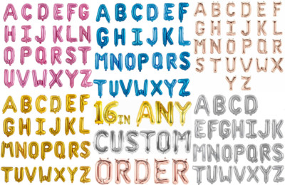 Alphabet Buchstaben Luftballons Folienbuchstabe A-Z Luftballons Hochzeit Geburtstag Name Ballon