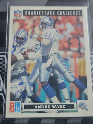 ANDRE WARE 199? Upper Deck Domino's OB Challange Odd #9.   LIONS