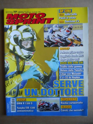MOTOSPRINT Nr. 20 2006 [Q30] TEST BMW R 1200 S YAMAHA FJR 1300