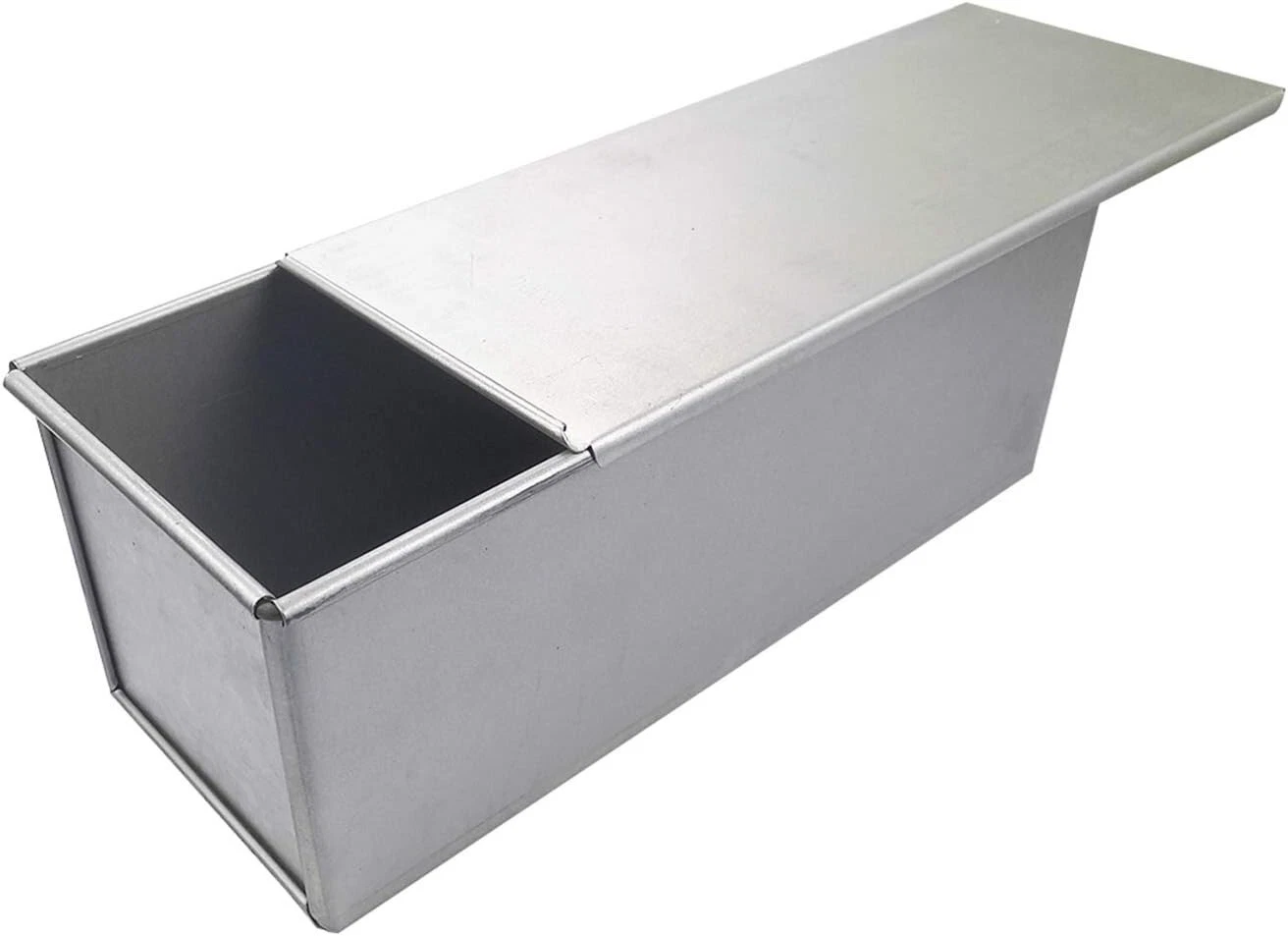 USA Pan Bakeware Pullman Loaf Pan with Cover 13x4.3x4.8 inch Nonstick & Quick