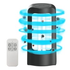 Potente luz de limpieza UV 18W 99,99% UVC lámpara control remoto para hogar escuela