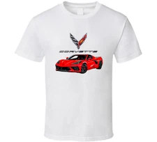 C8 New Vette 2023 Red Muscle Sports Car Mid Engine Gift T Shirt