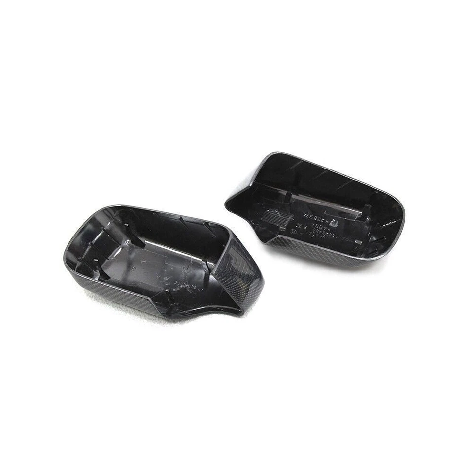 Tapas de cubierta de espejo retrovisor de fibra de carbono para BMW E39 E46 Foto 3 de 4