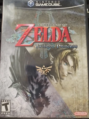The Legend of Zelda: Twilight Princess (GameCube, 2006) - No Manual - Tested 