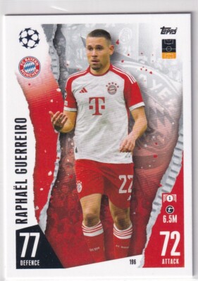 Topps Match Attax Champions League 23/24 Nr. 196 Raphael Guerreiro