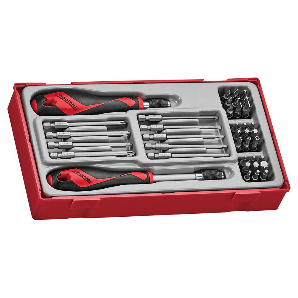 Teng TTMDQ38 38 Piece Bits & Two Chunk Quick Drivers Set