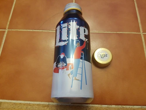 Miller Lite 2020 xmas cabottle
