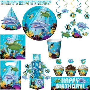27 Blaue Blasen-Cupcake-Topper – Unterwasser-Party-Deko, In Verschiedenen Größen, Mit Stäbchen