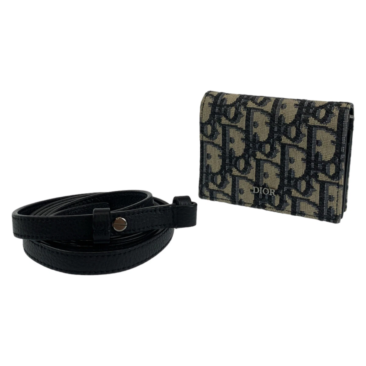 Sac bandoulière trotteur oblique Dior portefeuille portable sac à bandoulière diagonale bleu marine