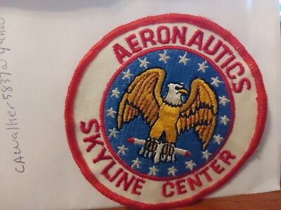 AERONAUTICS SKYLINE CENTER Color Patch 4 x 4 inches