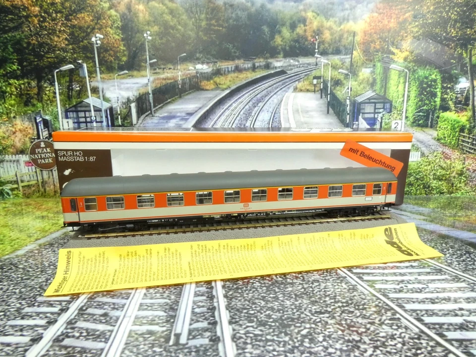 Ade 3204 - H0 - DB - Personenwagen 1.Kl. mit Beleuchtung - 1:87- OVP - #62373