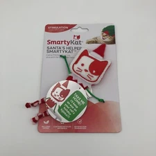 SmartyKat Santa's Helper Elf Holiday Soft Plush Catnip Cat Pet Toy NEW Christmas