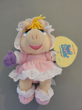 Jim Henson's Muppet Babies Baby Miss Piggy 8 Inch Plush Doll - NEW