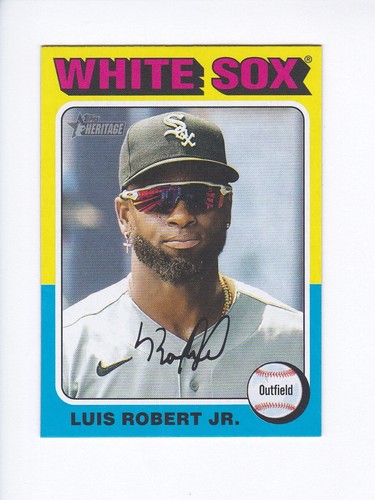 2024 Topps Heritage Mini #487 LUIS ROBERT JR. Chicago White Sox MINI - Picture 2 of 3