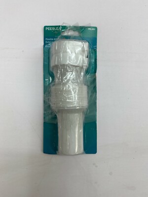 Peerless Flexible Kitchen Lav Extension Tube White PRL083 1/4'' or 1/2'' A16