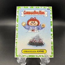 2022 Topps Garbage Pail Kids Green Booger Unravelled Annie R33593