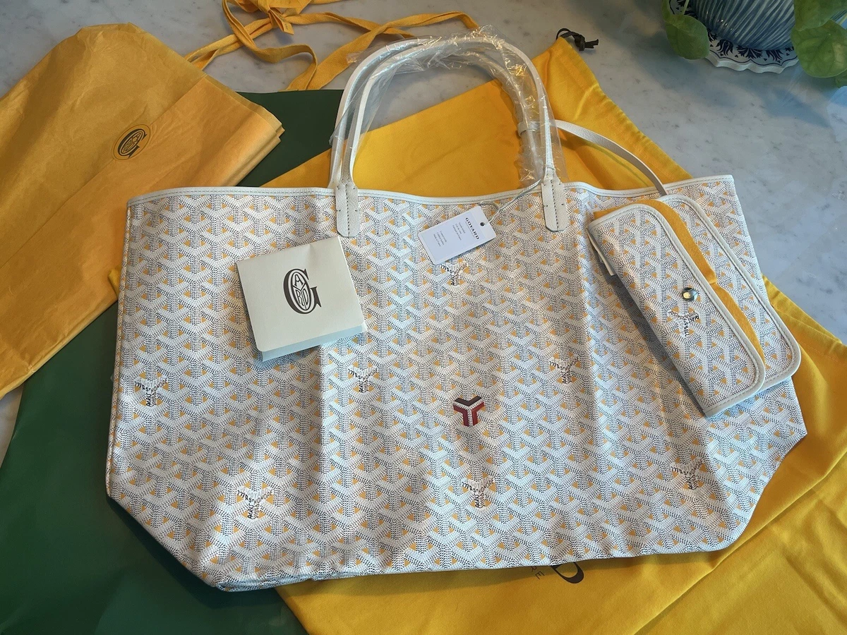 goyard tote yellow