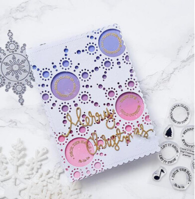 Crafts Metal Cutting Dies Snowflake Stencil DIY Scrapbooking Embossing Crafts