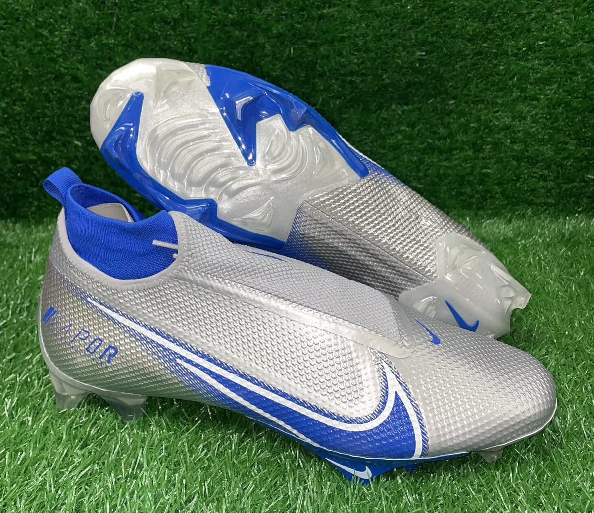 Nike Vapor Edge Pro 360 Football Cleats Men’s Size 12.5 Gray Blue AO8277-010 Nike Vapor Edge Pro 360 Football Cleats Men’s Size 12.5 Gray Blue AO8277-010