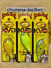 KVD1.5 (Lot Of 3) “Hard Knock” Square-bill Crankbait, Strike King, Bass, NWT!
