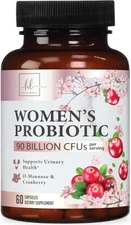 Probiotics for Women Pills with Cranberry - 16 Premium Strains for Vaginal PH