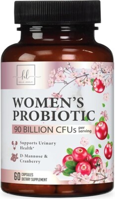 Probiotics for Women Pills with Cranberry - 16 Premium Strains for Vaginal PH