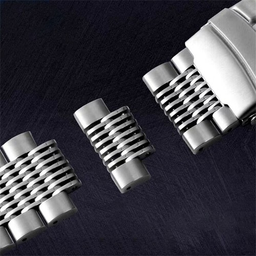 Unisex Solid Stainless Steel Watch Band Strap Bracelet Replacement 18 20 22 24mm - Picture 8 of 28