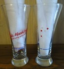 Vintage 1987 Bud Light Spuds Mackenzie Parasol and Red Sweater Pilsner Glasses — photo 2