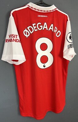 MENS FC ARSENAL 2022/2023 MARTIN ODEGAARD #8 SOCCER FOOTBALL SHIRT