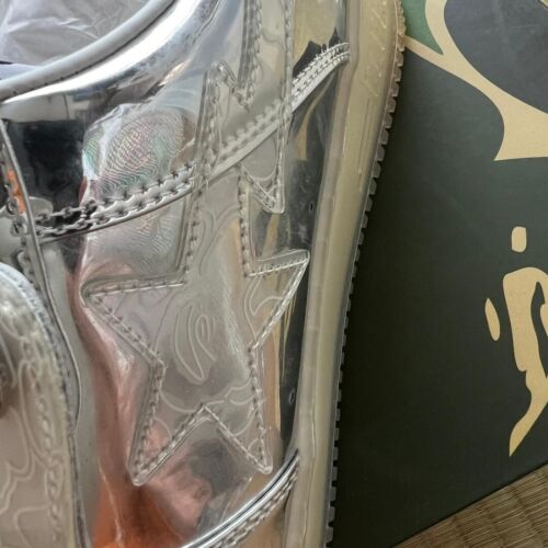 A BATHING APE MENS BAPE HAJIME SORAYAMA SK8 STA SILVER US 9.5 27.5cm JP!!!!!!!!! - 第 3/5 張圖片