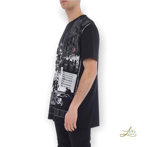 BALMAIN T SHIRT WORLD TOUR OVERSIZED SIZE XS - Picture 4 of 7