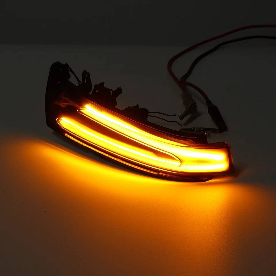 2 frecce specchietto retrovisore esterno fumè per Mercedes-Benz W176 W246 W204 S204 C216 - Immagine 3 di 4