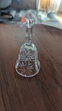 Vintage Glass Bell with Pressed Pattern