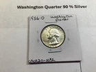 1956 D Washington Silver Quarter in BU Condition from Denver Mint 090920 92u