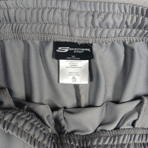 Mens Sketchers Sport Joggers, Gray X-Large 36x28 Compression Akles Drawstring - Picture 7 of 11