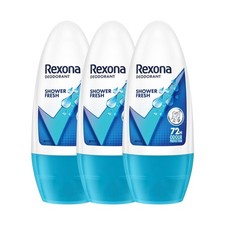 Rexona Women Roll-On Deodorant Shower Fresh 50ml x3 Pack, Free Ship, USA