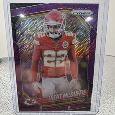 Trent McDuffie 2025 FOTL Prizm Purple Shimmer /15 Sick Card