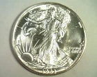 1943 WALKING LIBERTY HALF CHOICE ABOUT UNCIRCULATED+ CH. AU+ NICE ORIGINAL COIN