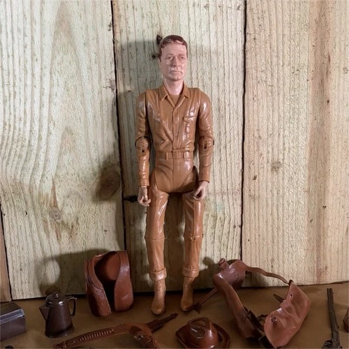 Vintage Marx Johnny West Action Figure with Accessories