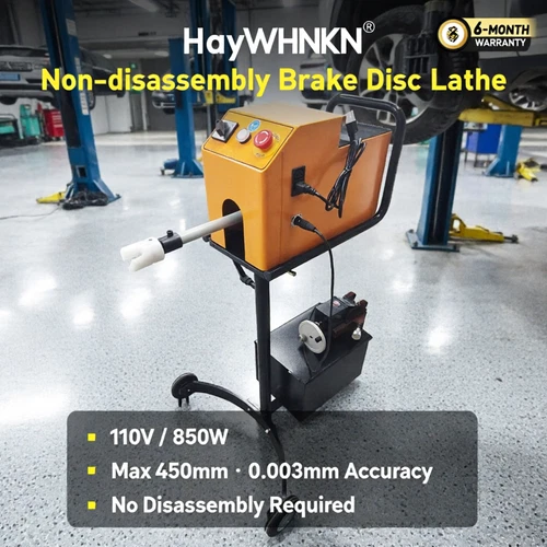 On-Car Brake Disc Lathe Precision Resurfacing Machine Supports Most Car Models