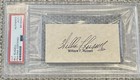 Bill Russell RIP Celtics Signed Cut Nice Autograph PSA/DNA